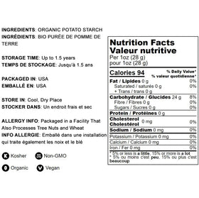 Food to Live Potato Starch stirred into soup for velvety texture.
