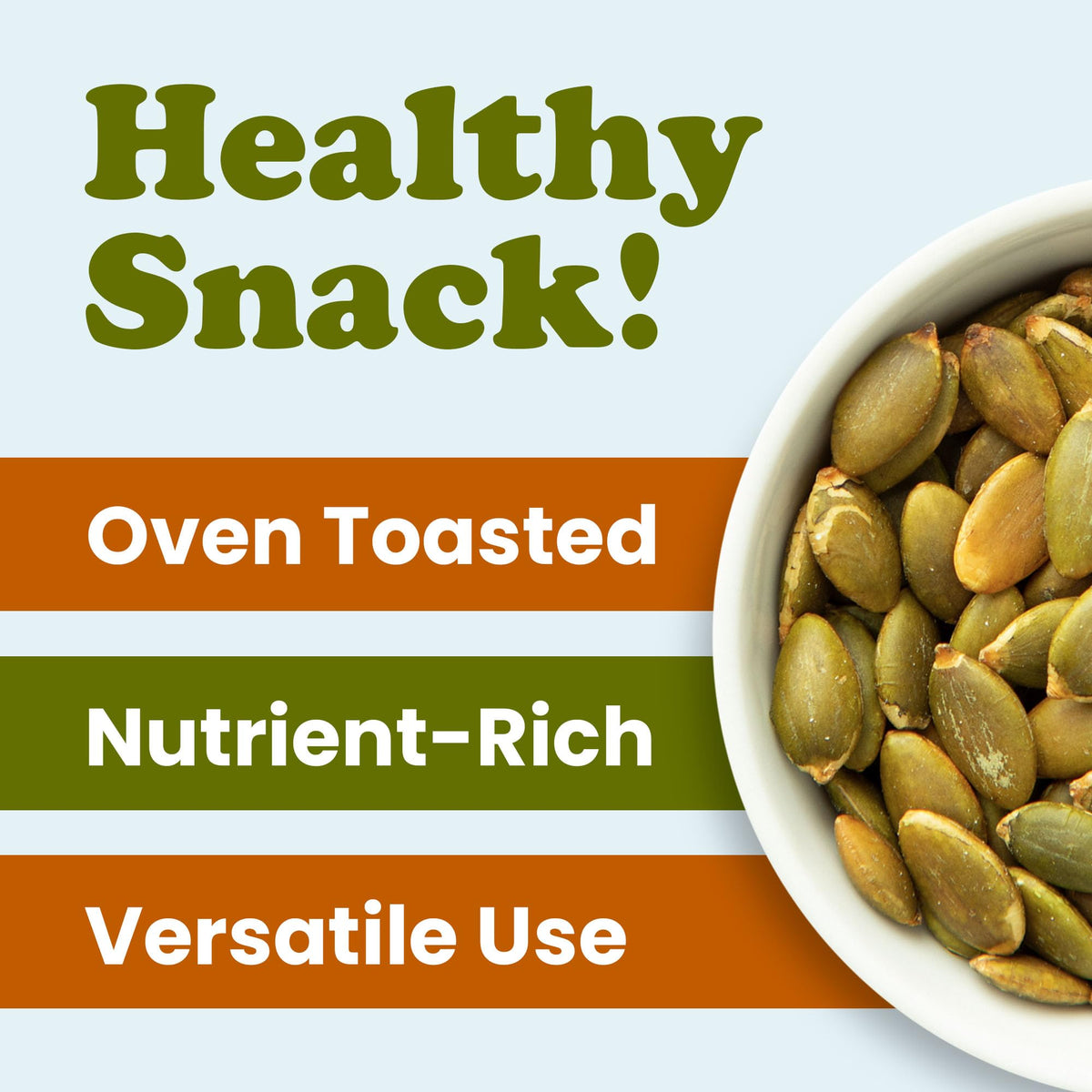 Food to Live pumpkin seeds in granola mix adds texture.