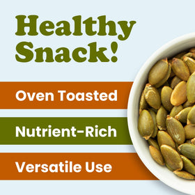 Food to Live pumpkin seeds in granola mix adds texture.