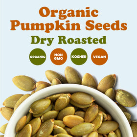 Food to Live pumpkin seeds on salad for extra crunch.