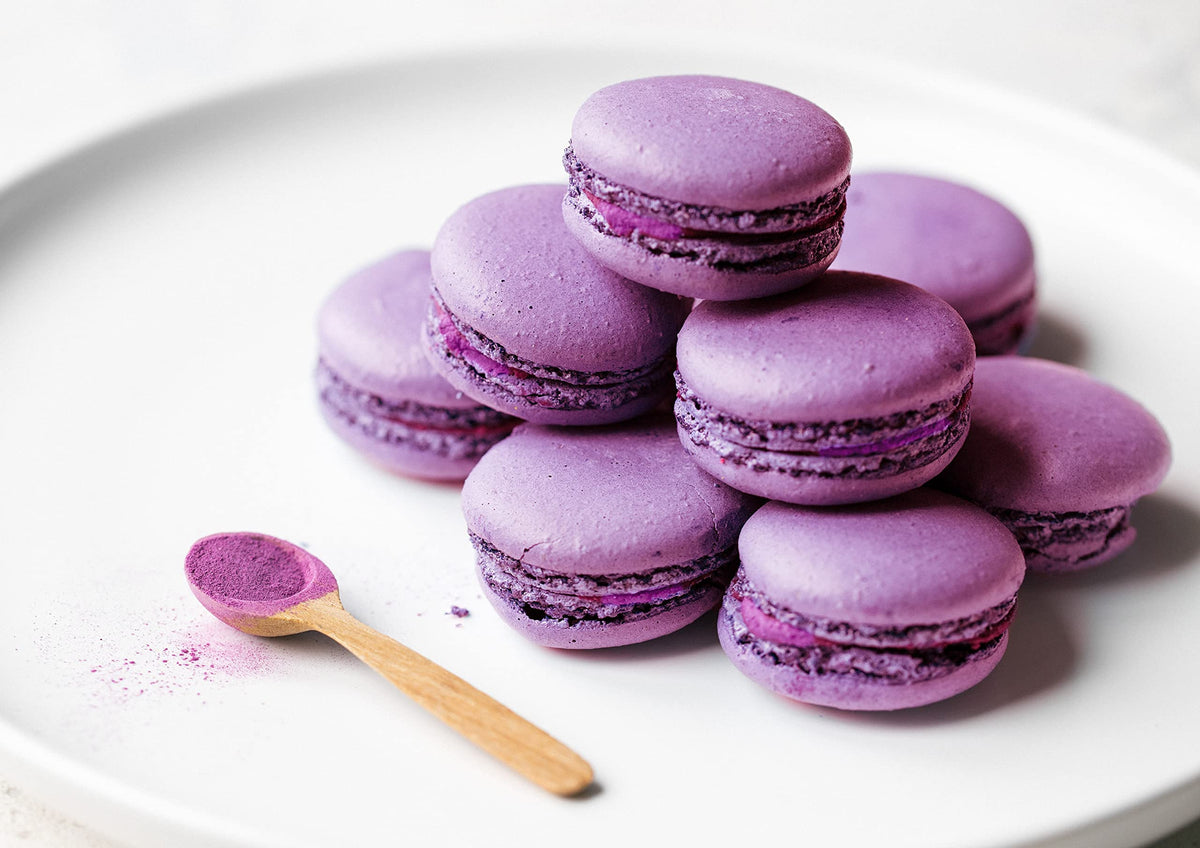 Food to Live Purple Sweet Potato Powder single-ingredient purity highlighted on label.