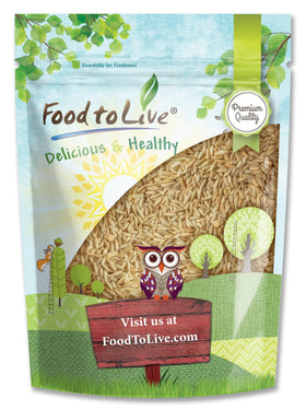 Food to Live rye berries pack front shows raw whole grains rich in fiber.