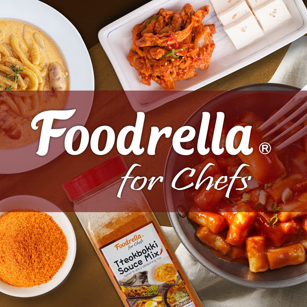 Foodrella Tteokbokki sauce ingredients highlight authentic Korean flavors.