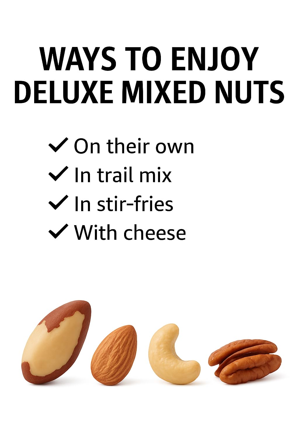 Foods Alive deluxe mixed nuts bag-open view highlighting resealable packaging for freshness