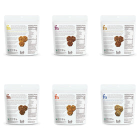 Foods Alive sprouted crisps assortment – gluten-free, vegan variety for day-long energy.