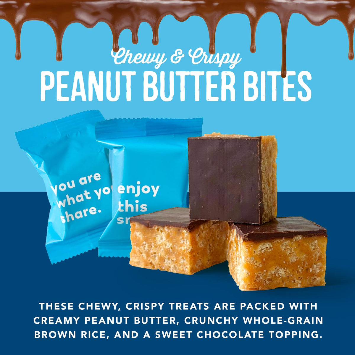 For Noshers Only Peanut Butter Bites box of 24-pack for office