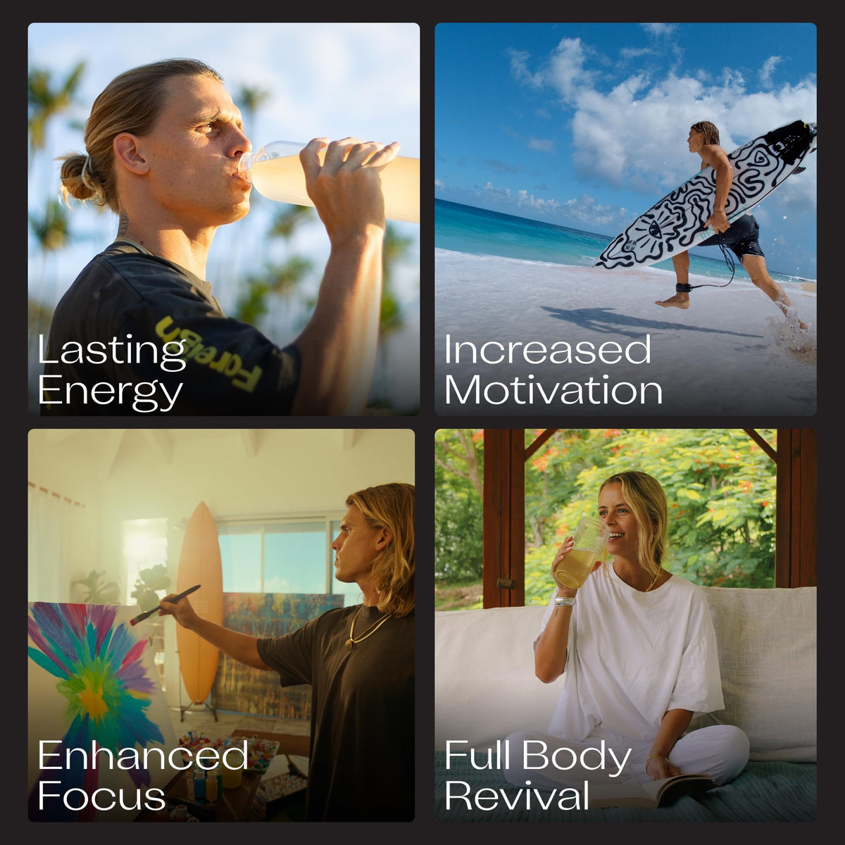 Foreign Waters Energy digestive wellness ingredients promote daily comfort.