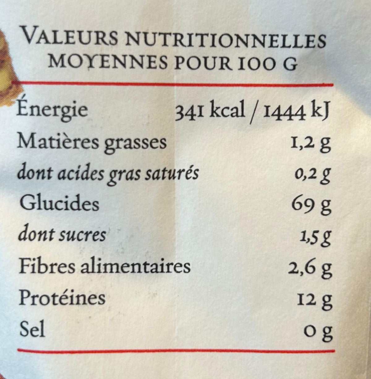 Foricher Bagatelle T45 flour close-up highlighting fine texture and high protein for light crumb.