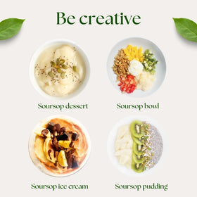 Formal Food brand packaging: recognizable logo and premium soursop flavor.