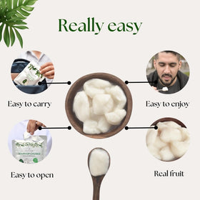 Formal Food soursop snack open bag: ready to eat anytime.