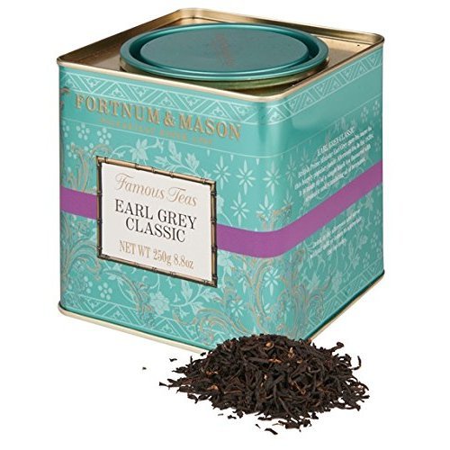 Fortnum & Mason Earl Grey tea served in cup, steaming aroma enhances afternoon breaks.