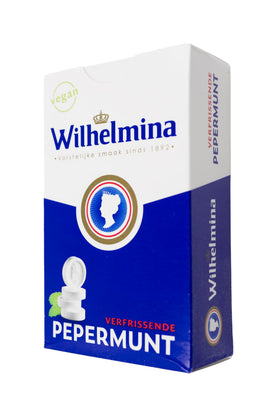 Fortuin Wilhelmina Mints single-pack; pocket-friendly mint for on-the-go refreshment.