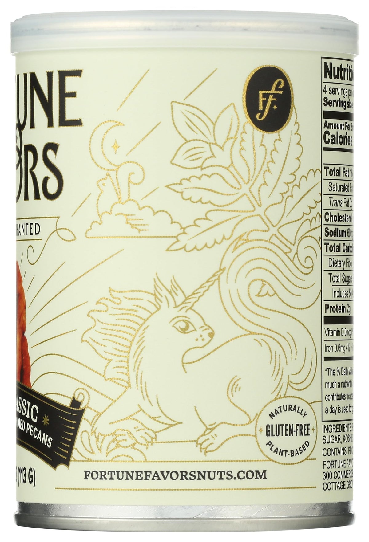 Fortune Favors gift-ready tins as a delightful present for snack lovers.