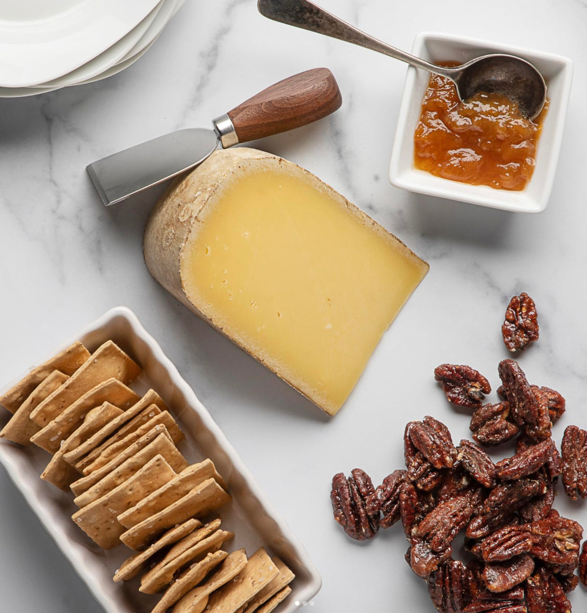 Fortune Favors pecans 7-sugar close-up shows lighter, flavorful indulgence.