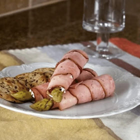 Foster's Pickled Asparagus Appetizer Plate featuring the spears.