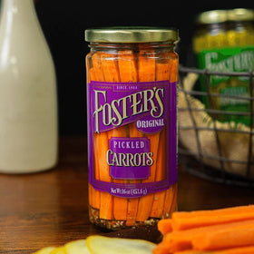 Sliced pickled carrots in a bowl ready for dipping or plating.