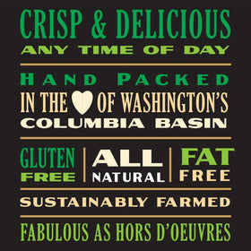 Foster's pickled green beans logo-packaging demonstrates easy store-and-serve convenience.