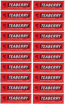 FOTE Home Goods Teaberry gum packaging with retro branding for nostalgic snacking on the go.