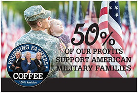 Founding Fathers K-Cups shown as Keurig 2.0 compatible for fast brews.