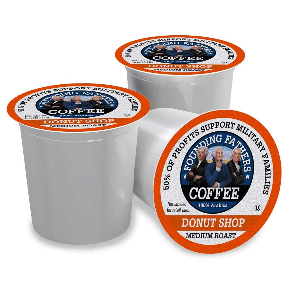 Founding Fathers Donut Shop aroma enhances your kitchen with inviting scent and flavor.