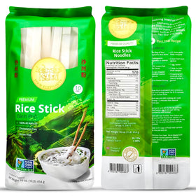 Four Elephants 10mm rice sticks pack front view, pantry staple for easy meals