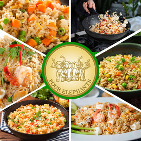 Four Elephants 25lb Thai Hom Mali Jasmine Rice bulk bag