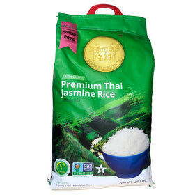 Four Elephants Jasmine Rice packaging front label, authentic pantry staple for family meals