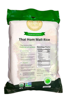 Four Elephants Organic Jasmine rice 5lb pack for versatile meals.