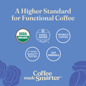Four Sigmatic ashwagandha ingredient image highlights calming herbal support for daily balance.