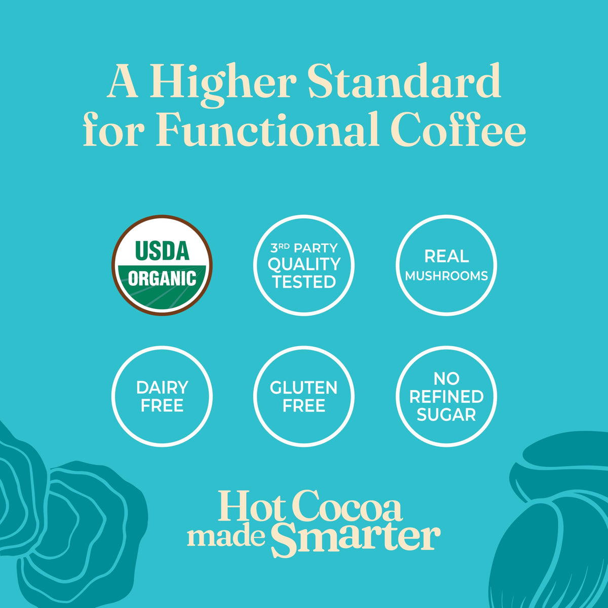 Four Sigmatic Calm Cacao Mix mug with steam inviting a cozy unwind.