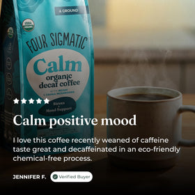 Nutty brown sugar flavor notes enrich the caffeine-free brew experience.