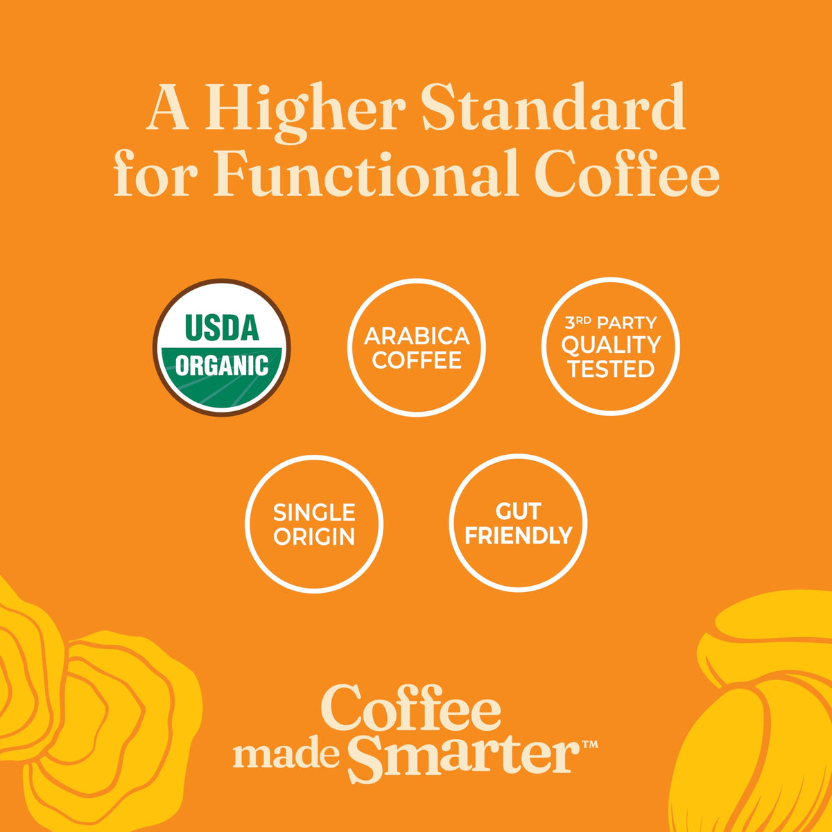 Four Sigmatic Chaga mushrooms close-up highlighting antioxidant profile