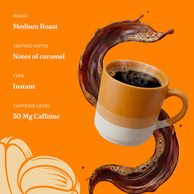Four Sigmatic Focus instant coffee in a morning routine setup