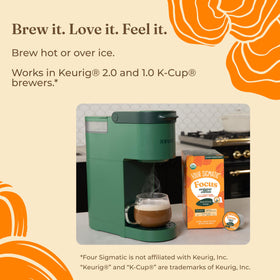 Keurig compatibility for Four Sigmatic pods 1.0 and 2.0