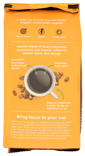 Four Sigmatic Lion's Mane Coffee aroma-steam captures inviting scent and flavor