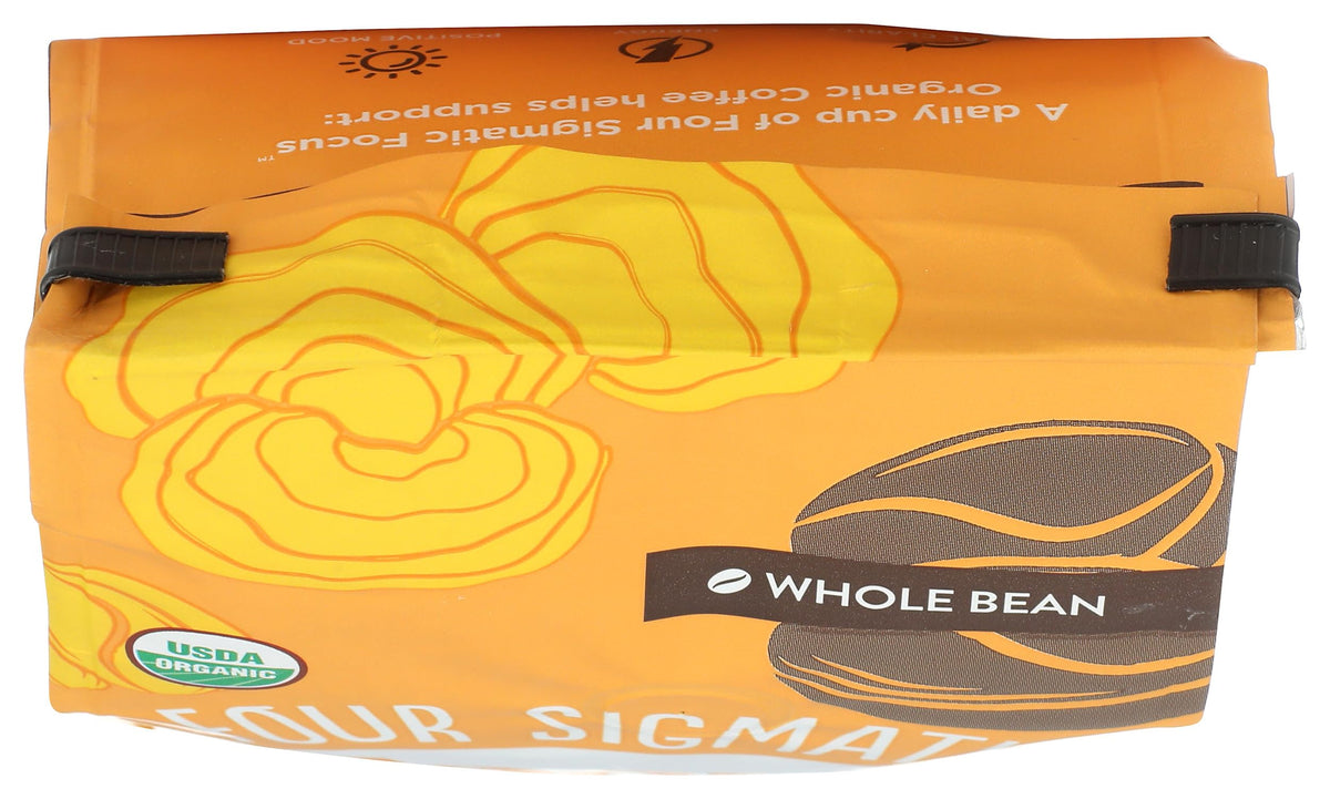 Four Sigmatic Lion's Mane coffee brew-pour offers a smooth, balanced cup