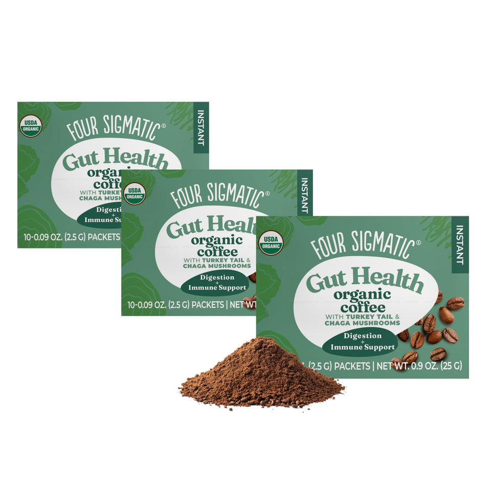 Four Sigmatic mushroom coffee mix with cordyceps and chaga energizes your morning ritual.