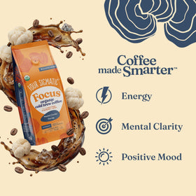 Four Sigmatic coarse-ground pack shown for easy cold brew and clean flavor.