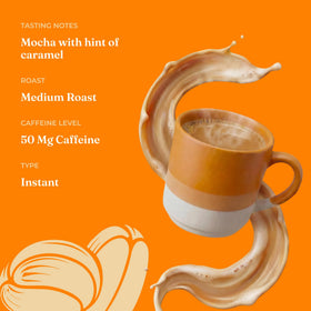 Ingredient label showing six organic ingredients and no gums
