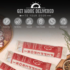 Foustman's salami on a cheese board elevating any platter