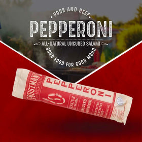 Foustman's 8 oz salami sticks suitable for gifting or lunchboxes