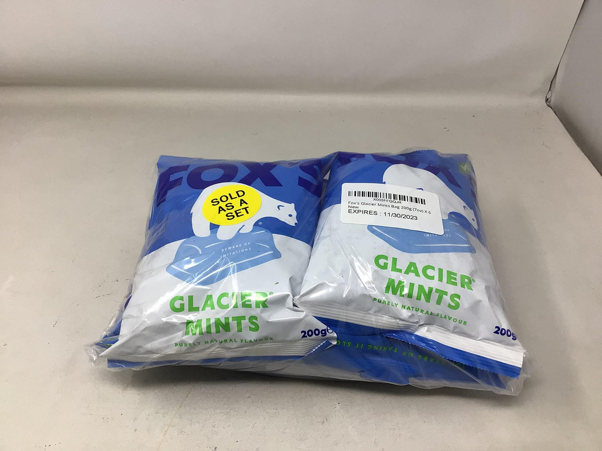 Fox's Glacier Mints six-bag bundle: imported from the UK