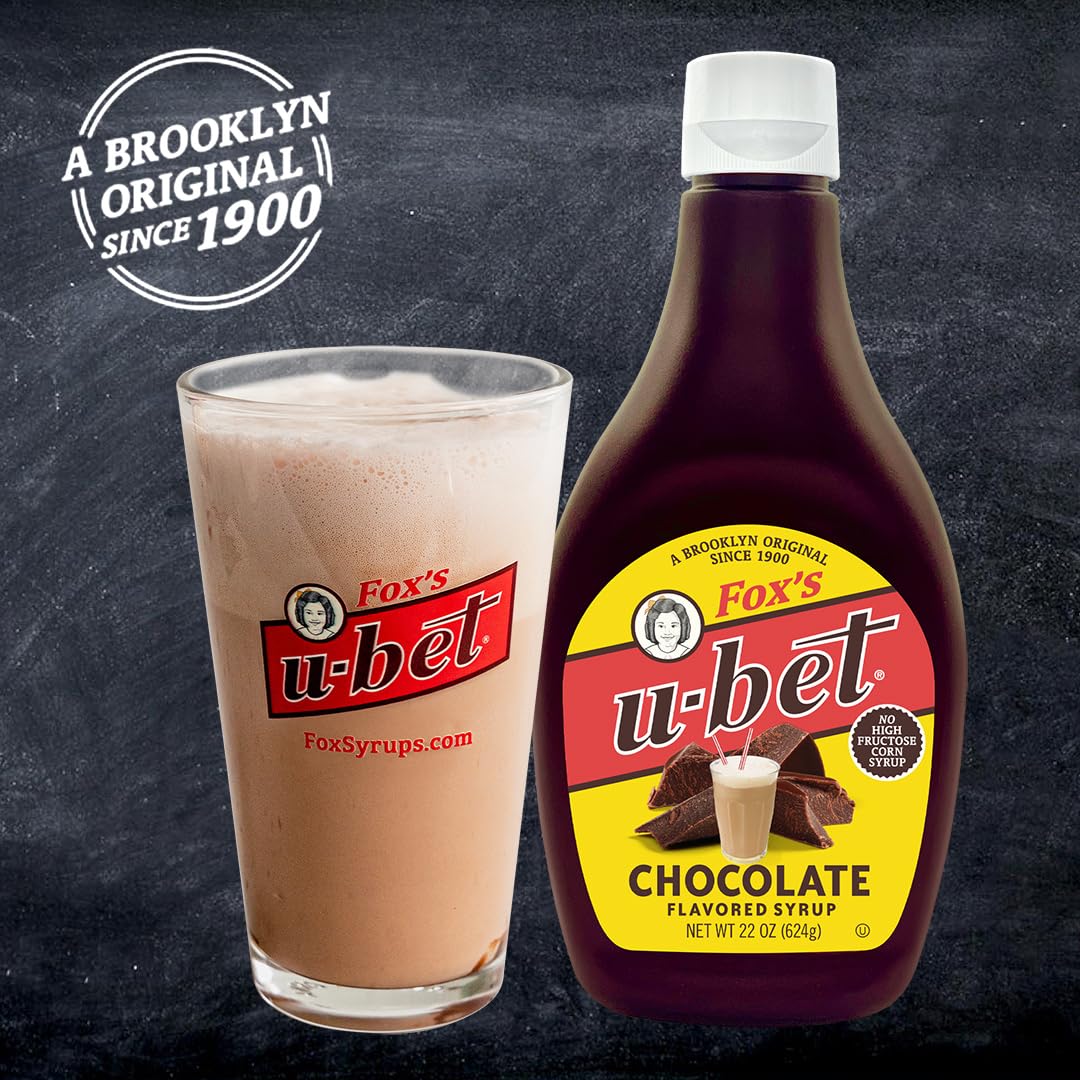 FOX'S U-BET Kosher certified and fat-free topping option.