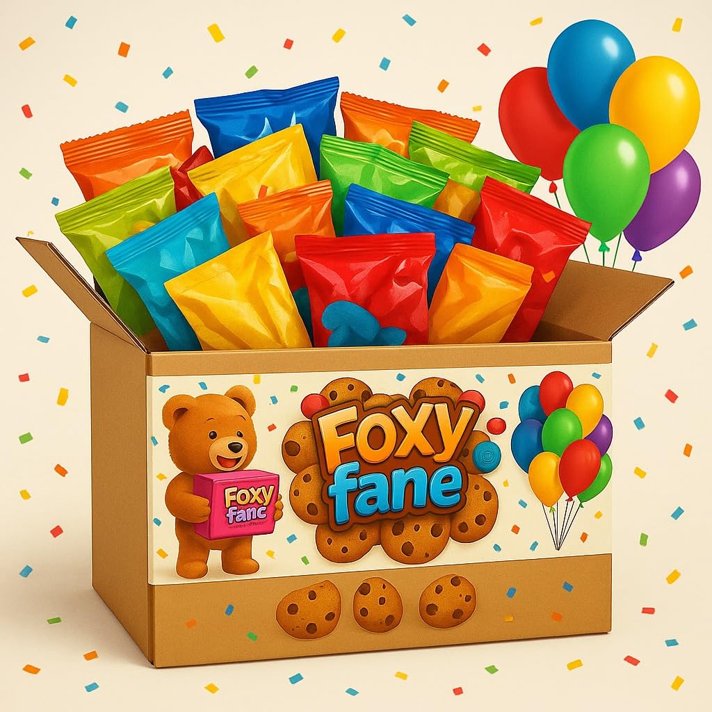 Foxy Fane 25ct snack box gift packaging demonstrates thoughtful, ready-to-give presentation.