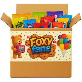 Foxy Fane 25ct snack box travel-ready snacks for trips.
