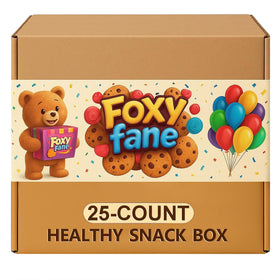 Foxy Fane 25ct snack box variety collection highlights trusted brands and snack variety.