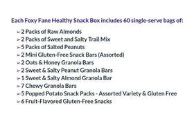 Foxy Fane variety-packs-view shows the 60-count assortment for family sharing.