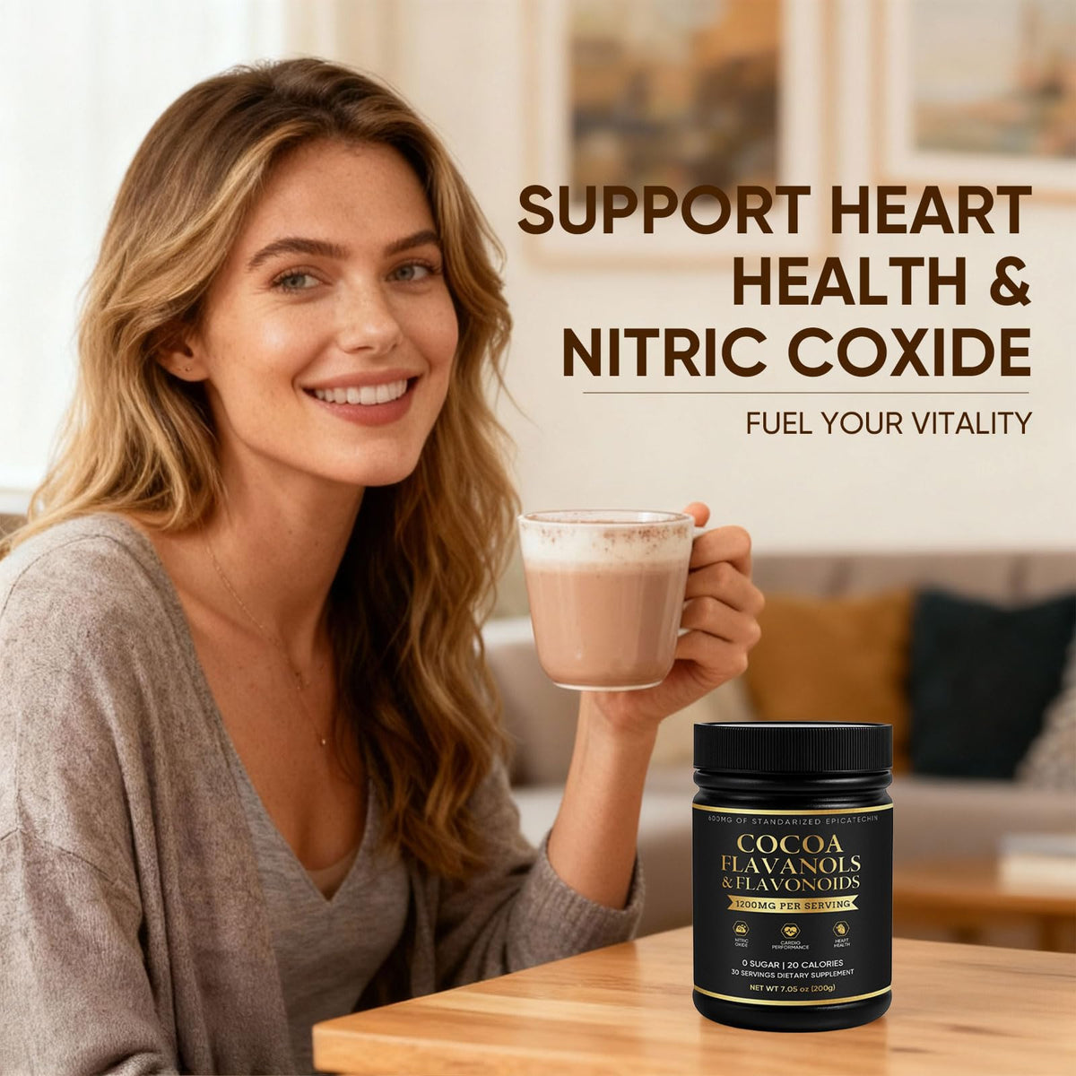 FQMUEV Cocoa Powder in baking; adds rich notes to recipes.