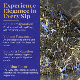 Fragrant Tales Earl Grey 1lb resealable bag preserves freshness.