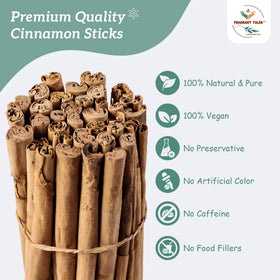 Fragrant Tales ALBA cinnamon sticks top desserts when ground with sugar.